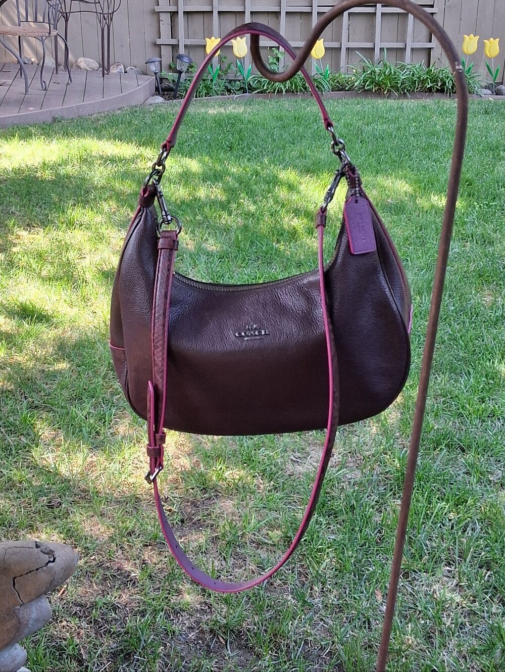 Coach Exotic Trim East/West Harley Hobo May 2017 - Picture 6 of 14